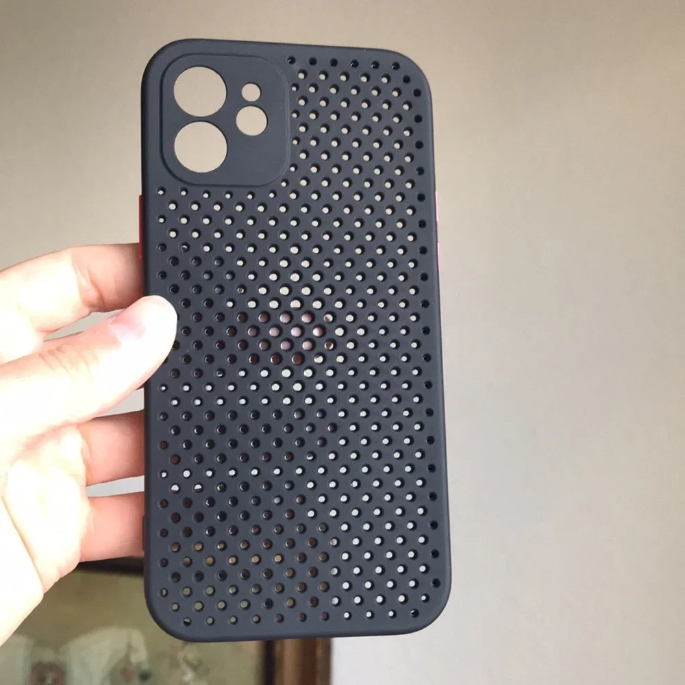 For iPhone 12 phone case with heat dissipation